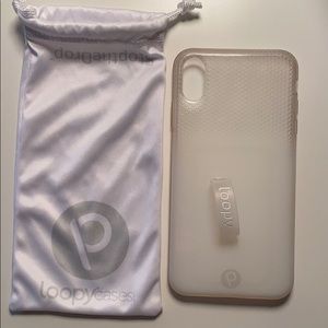 White Ombre iPhone XS MAX Loopy Case